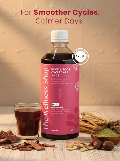 Natural PCOS & PCOD Cycle Care Juice — Hormonal Balance & Cycle Regulation Juice
