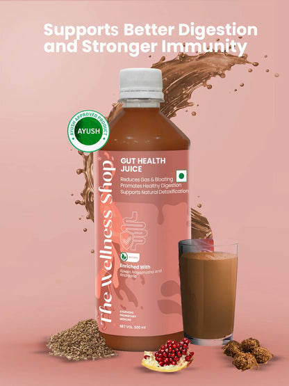 Gut Health Juice – Fix Bloating, Improves Digestion & Reset Your Gut Naturally