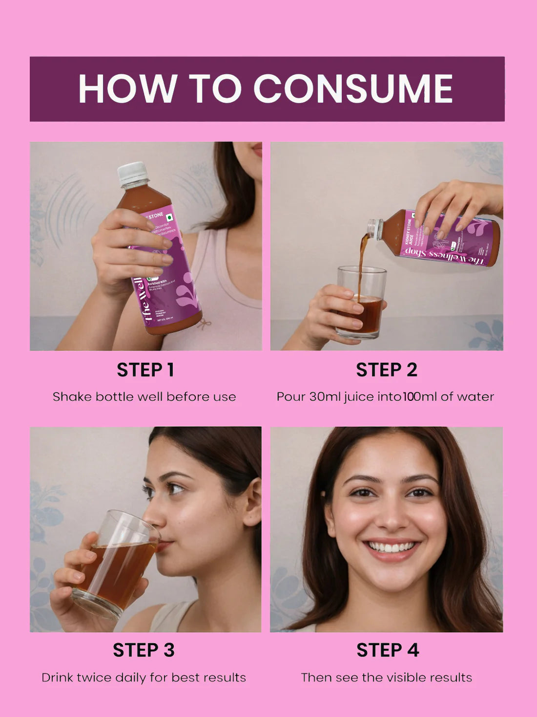 Kidney Stone Juice — Ayurvedic Formula for Stone Relief, Kidney Detox & Pain-Free Urination