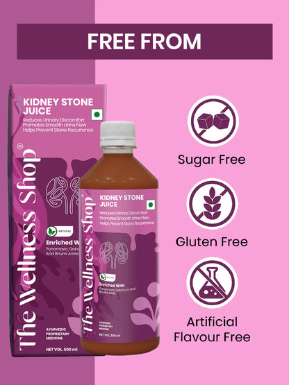 Kidney Stone Juice — Ayurvedic Formula for Stone Relief, Kidney Detox & Pain-Free Urination