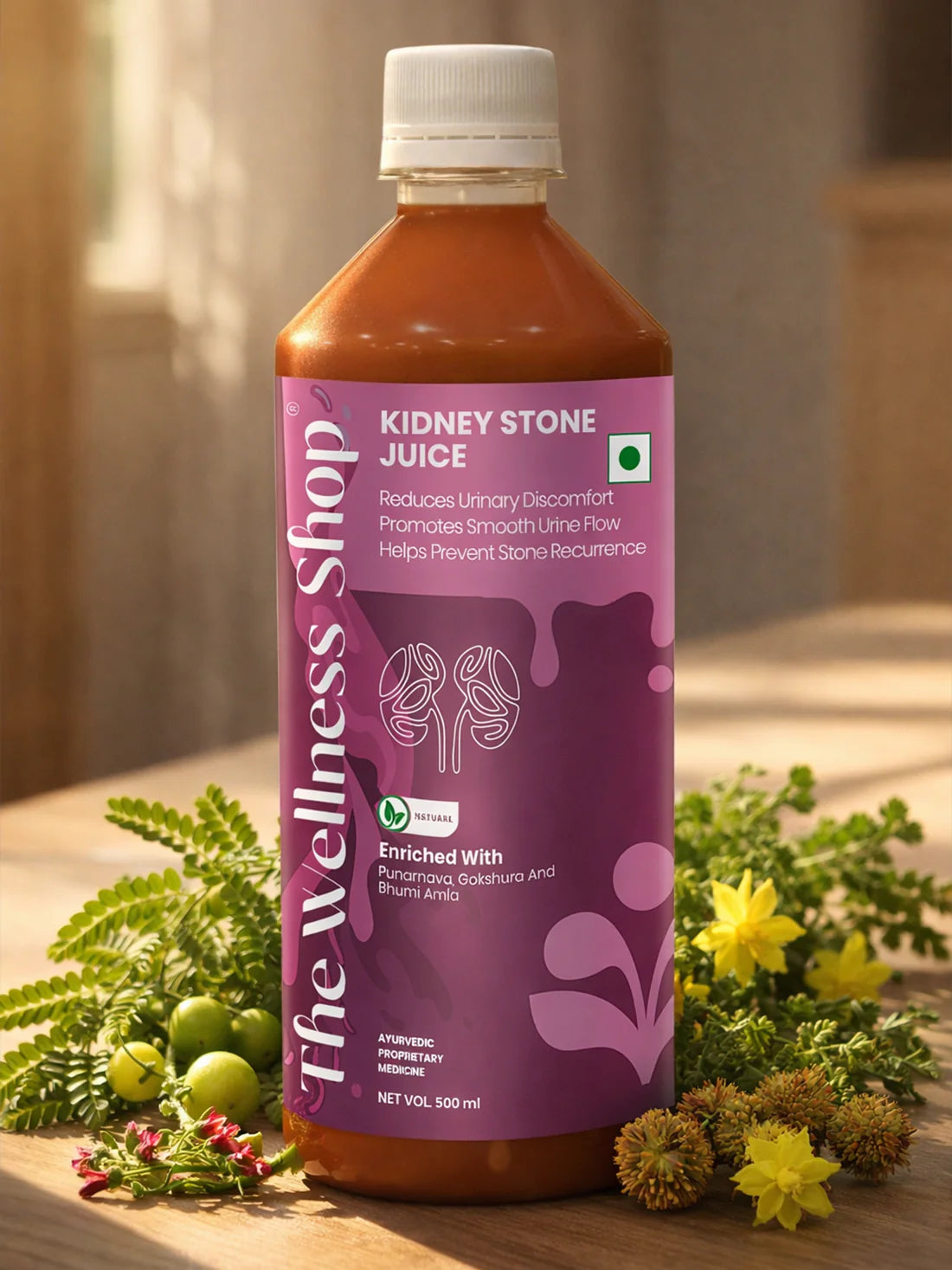 Kidney Stone Juice — Ayurvedic Formula for Stone Relief, Kidney Detox & Pain-Free Urination