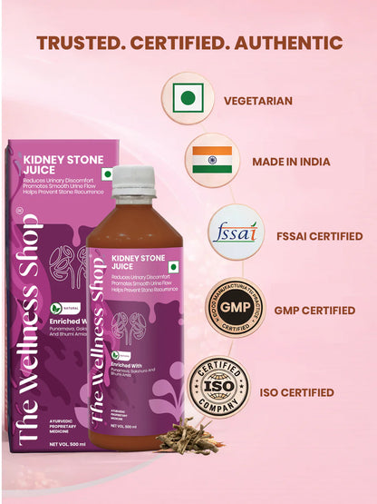 Kidney Stone Juice — Ayurvedic Formula for Stone Relief, Kidney Detox & Pain-Free Urination